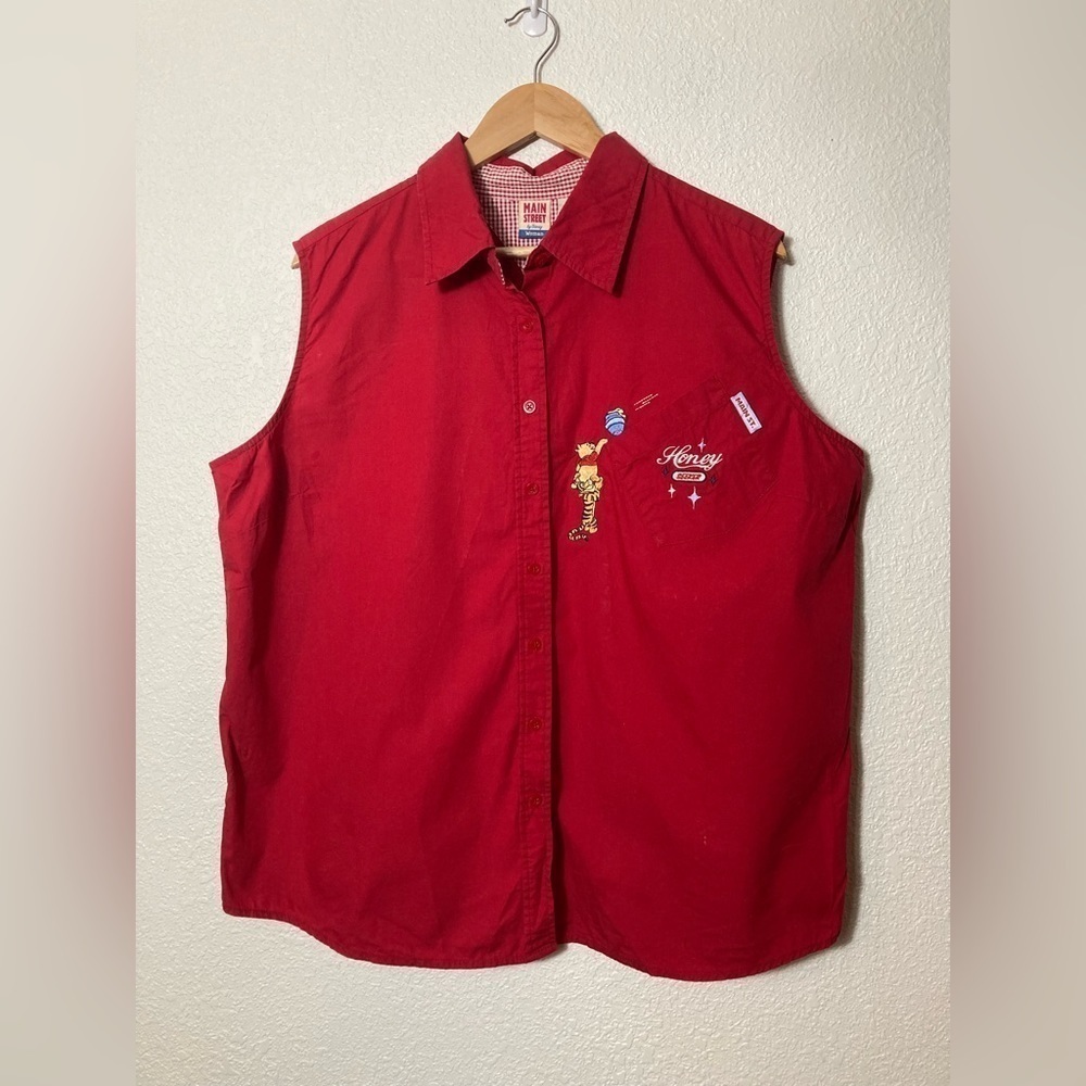 Vintage Main Street by Disney Woman 18W/20W 100% cotton Winney the Pooh vest
